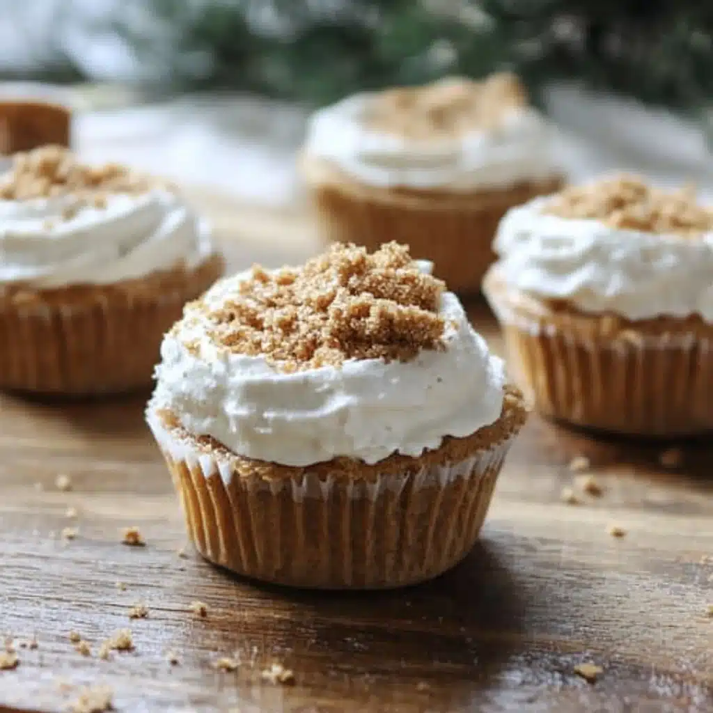 No-Bake Gingerbread Cheesecake Cups