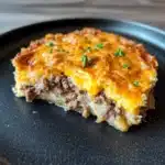 One-Pan Cheeseburger Pie Dinner