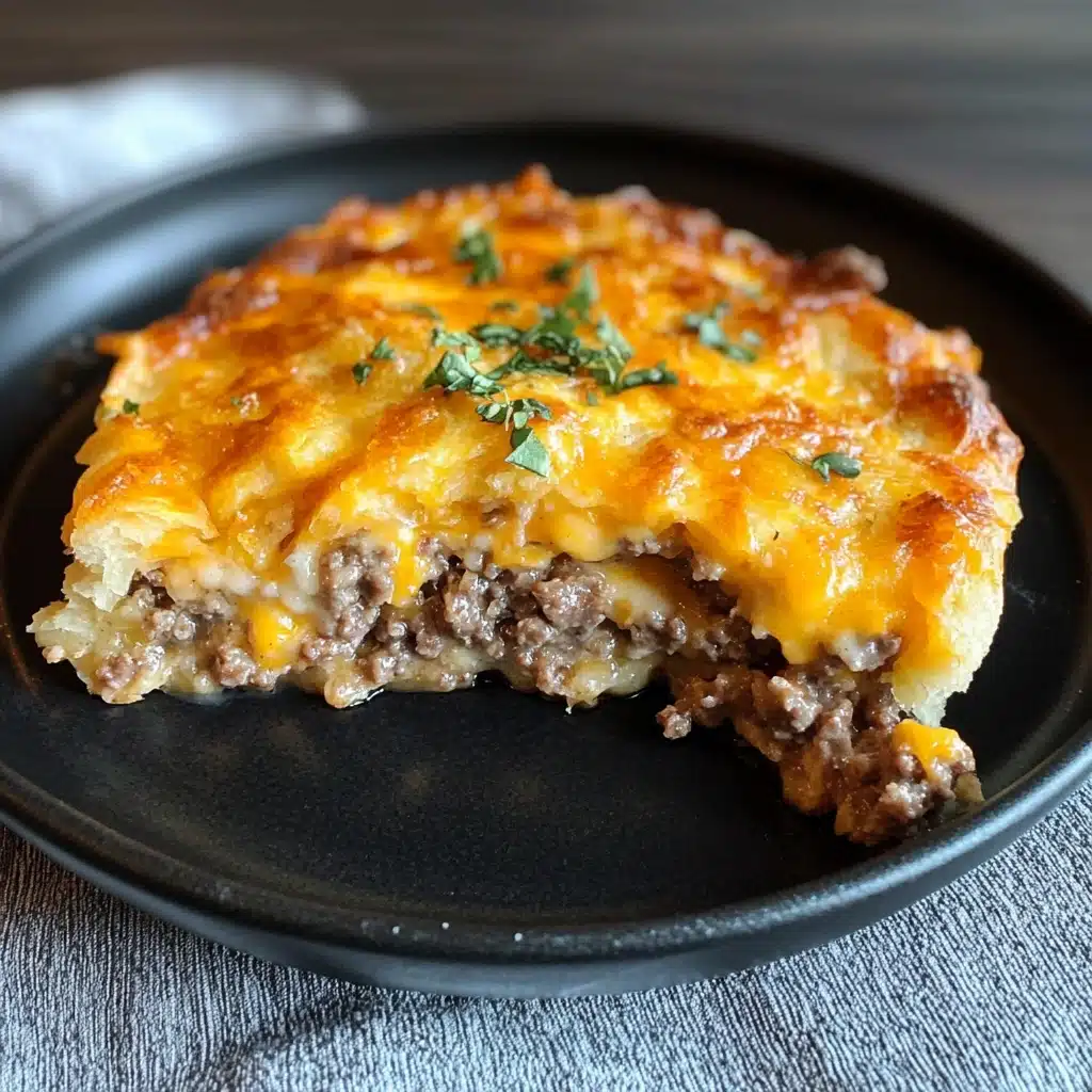 One-Pan Cheeseburger Pie Dinner