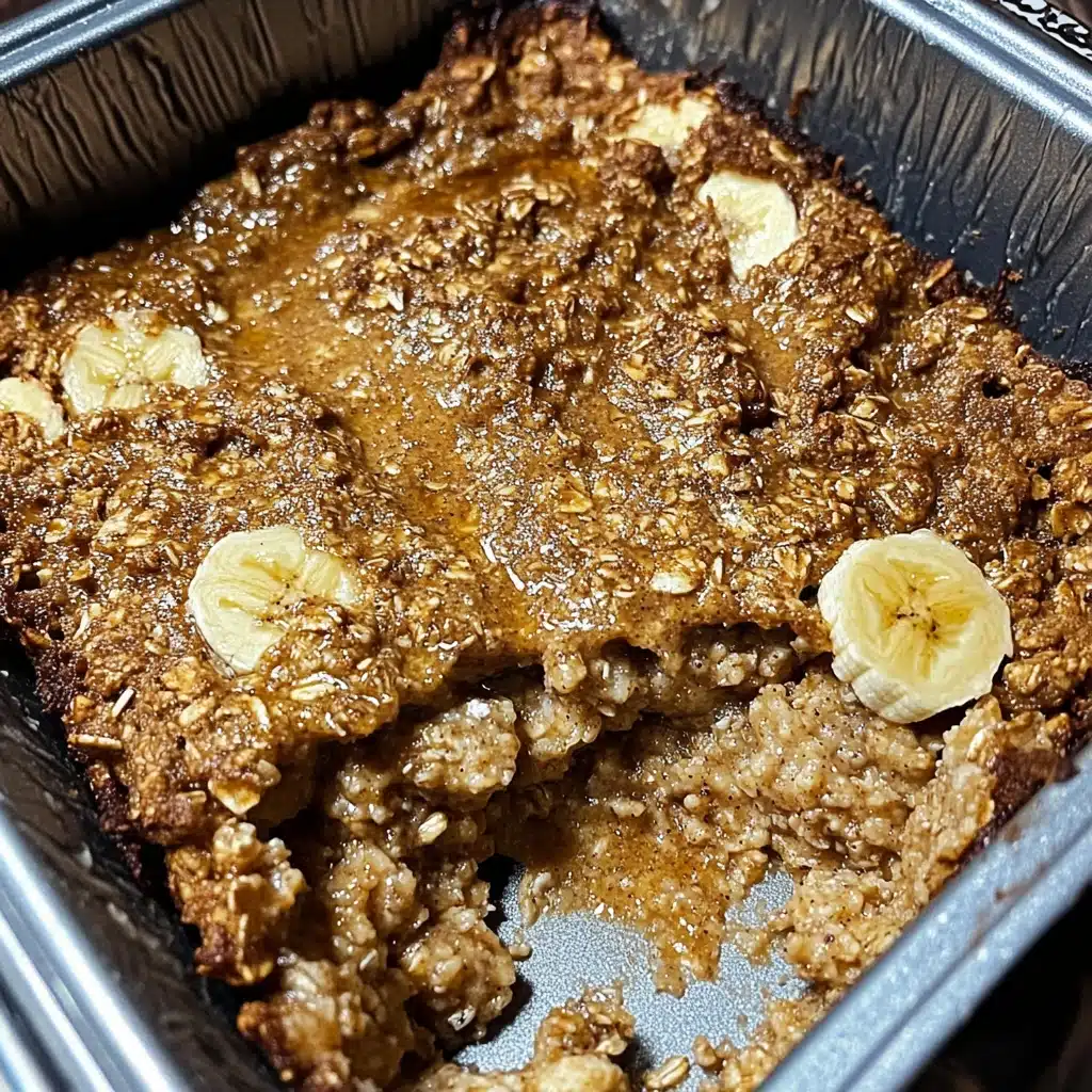 Peanut Butter Banana Baked Oatmeal
