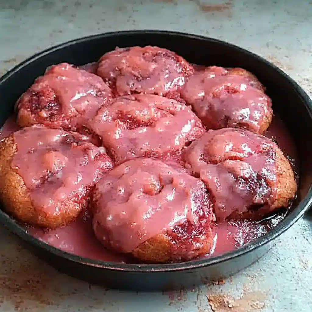 Pink Velvet Cinnamon Rolls