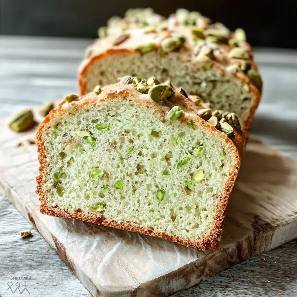 Pistachio Pudding Bread