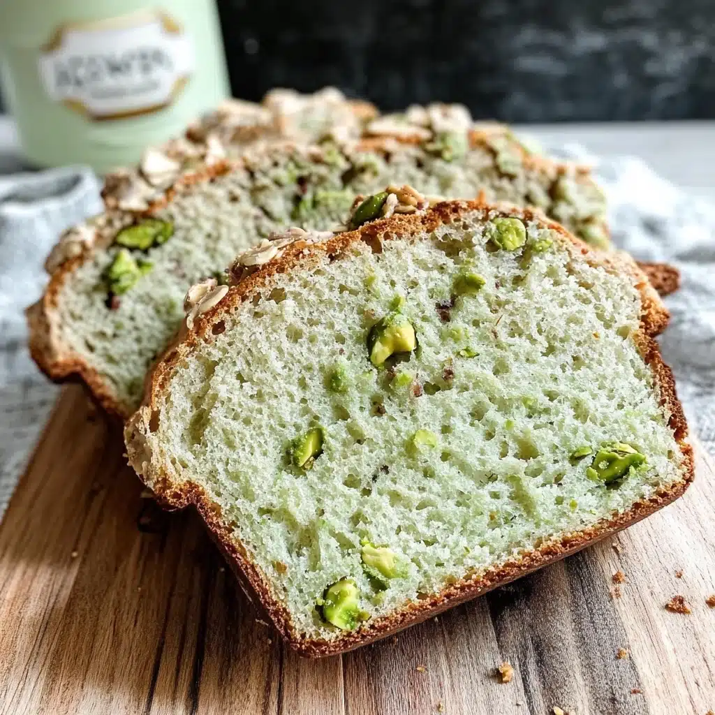 Pistachio Pudding Bread