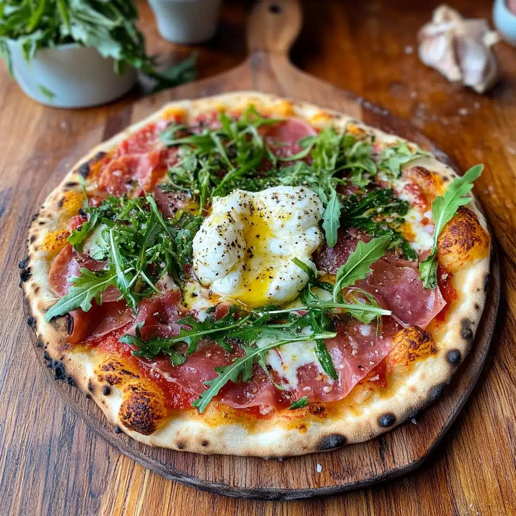 Prosciutto and Honey Burrata Pizza