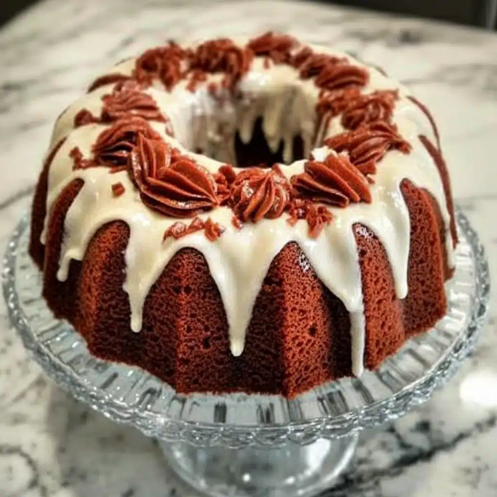 Red Velvet Cream Cheese Bundt Cake