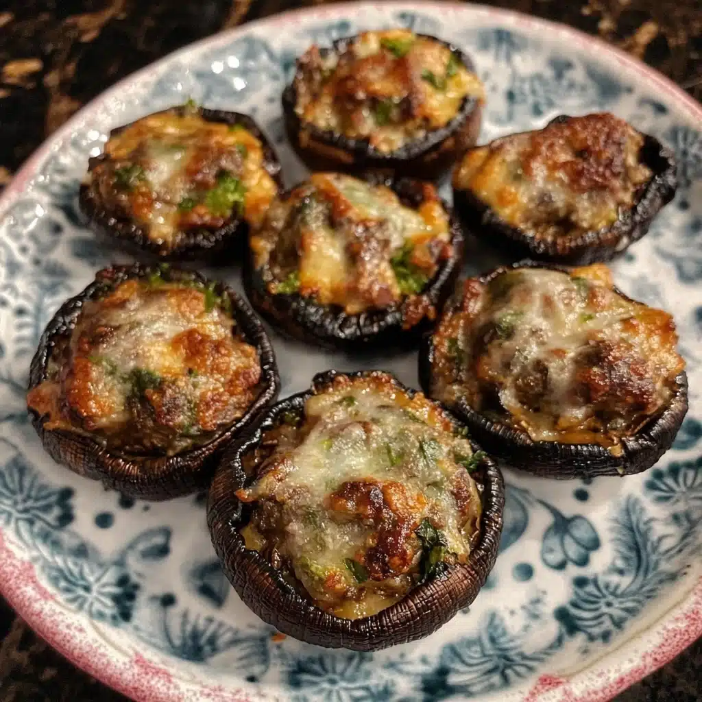 Sausage Stuffed Portobellos
