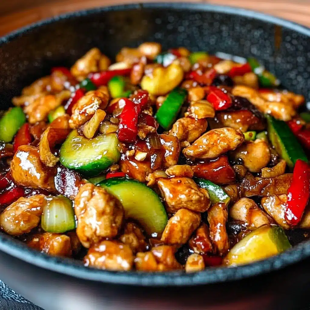 Skinny Slow Cooker Kung Pao Chicken
