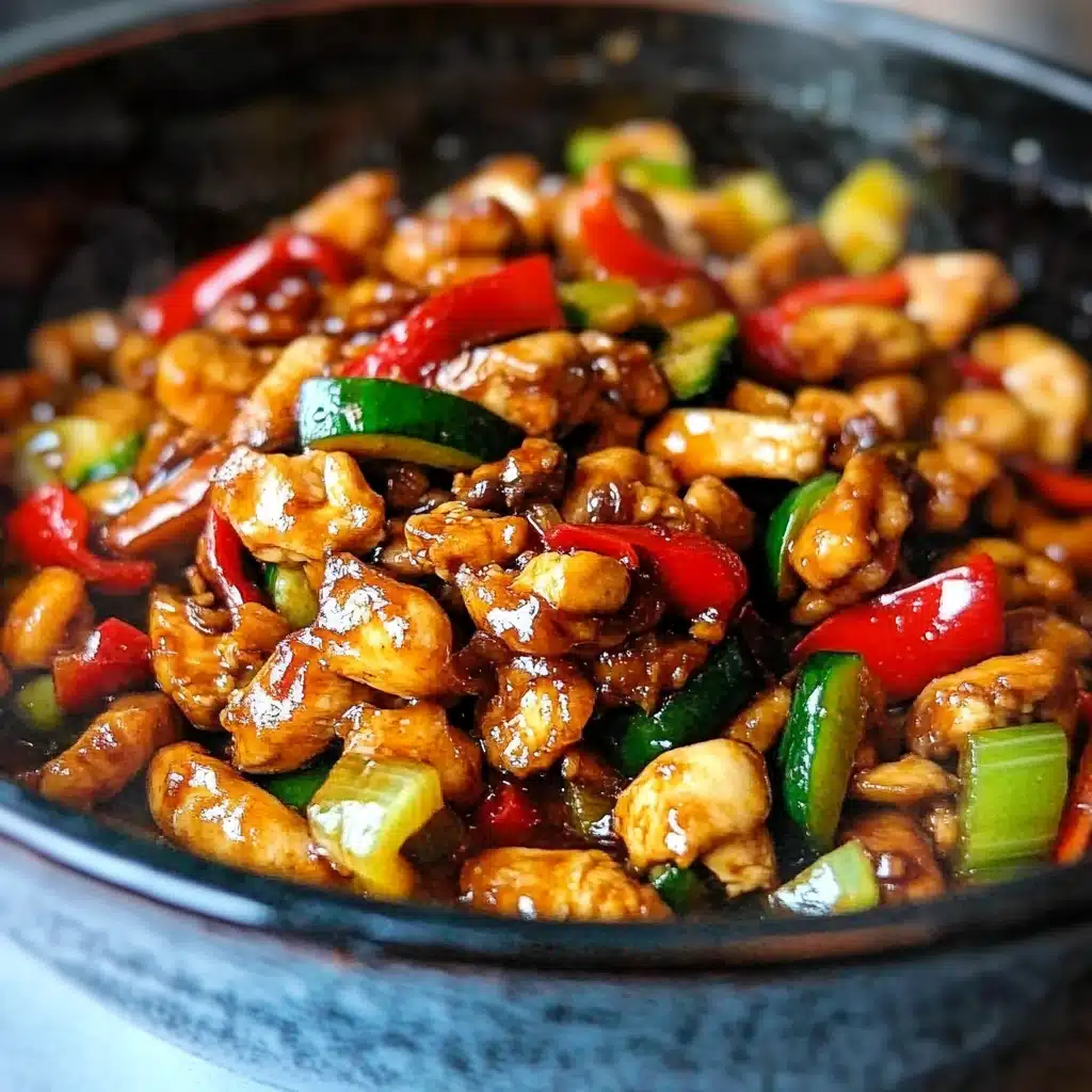 Skinny Slow Cooker Kung Pao Chicken