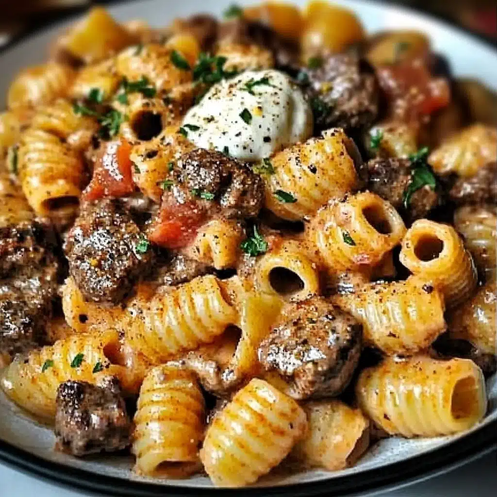 Smoky Creamy Paprika Steak Shells