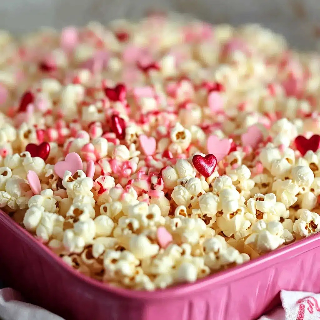 Valentine's White Chocolate Popcorn
