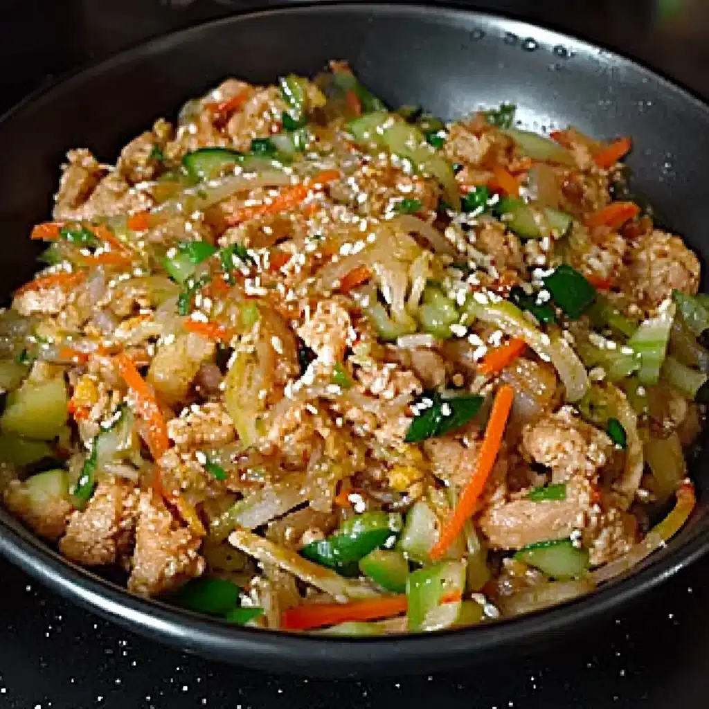 Chicken Egg Roll Bowls