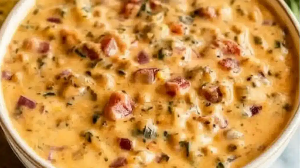 Don't miss out on the BEST slow cooker queso dip! Creamy and hearty, this crockpot cheese dip with ground beef and Rotel is such a delicious snack recipe. It's also an easy appetizer for a party!