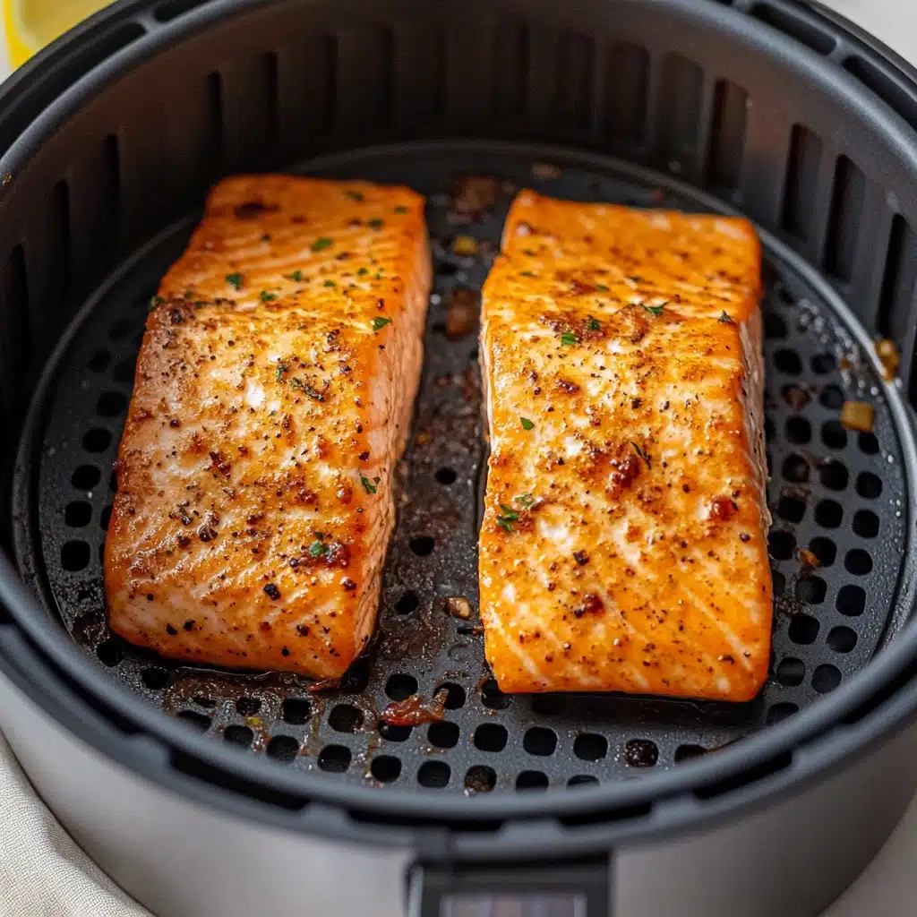 Air Fryer Honey Lemon Salmon