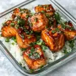 Air Fryer Teriyaki Salmon Bites