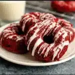 Baked Red Velvet Donuts