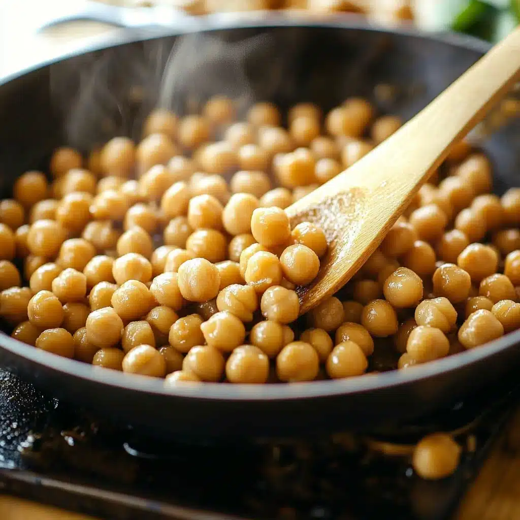 Chickpea Pasta with Spinach