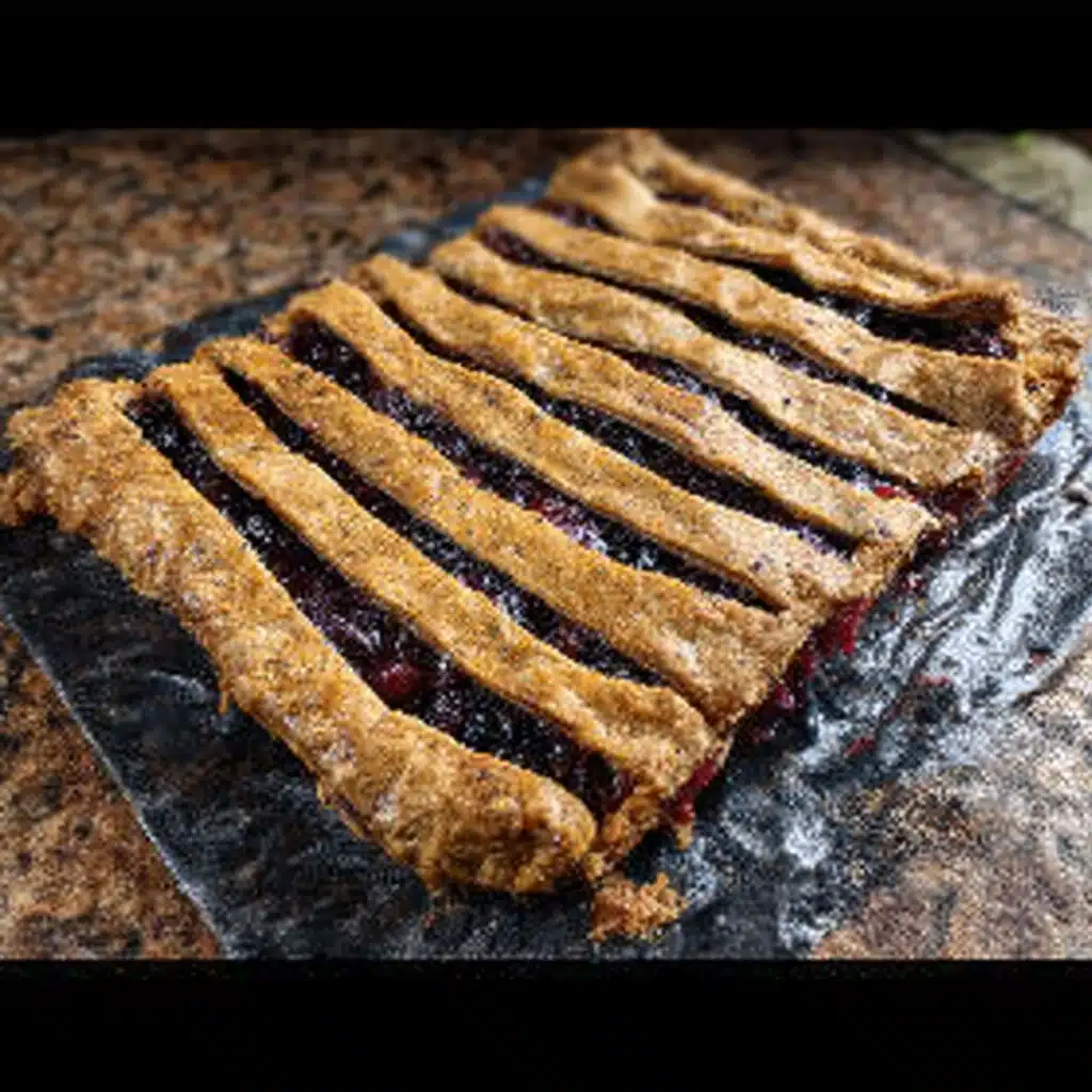 Double Berry Slab Pie