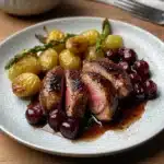 Duck Breast with Cherry Sauce