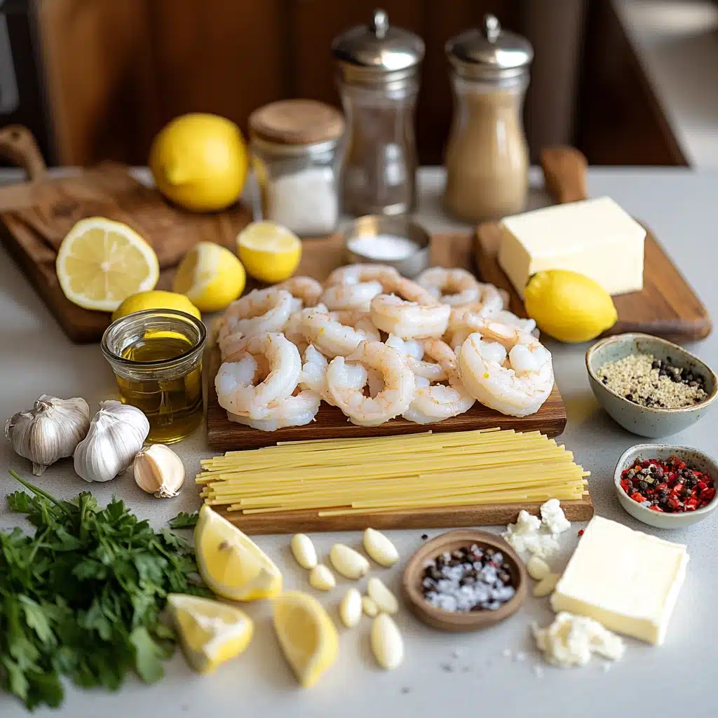 Garlic Butter Shrimp Scampi Pasta