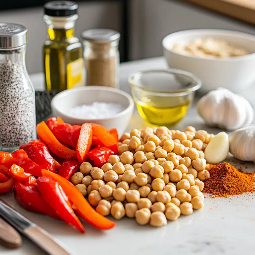 roasted red pepper hummus