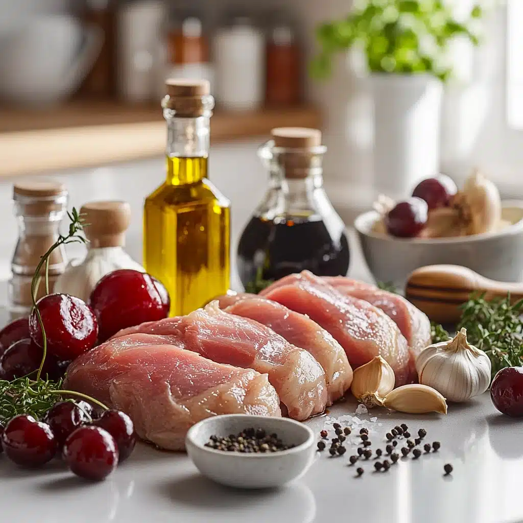 Duck Breast with Cherry Sauce
