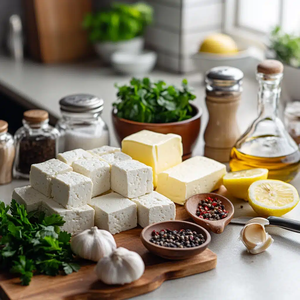 Crispy Garlic Butter Tofu Bites