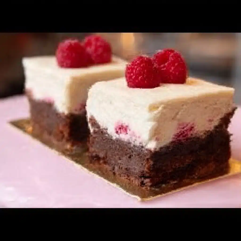 Raspberry Cheesecake Brownies