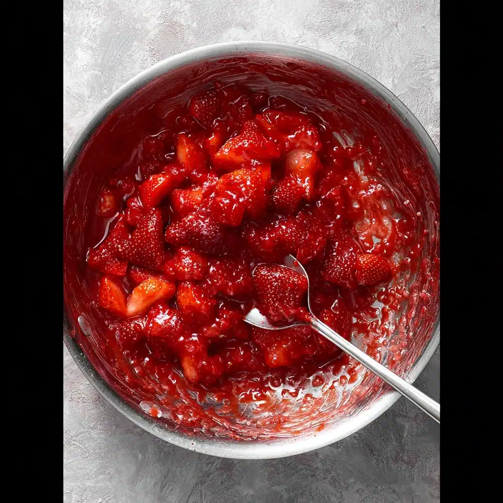 Fresh Strawberry Cream Cheese Frosting