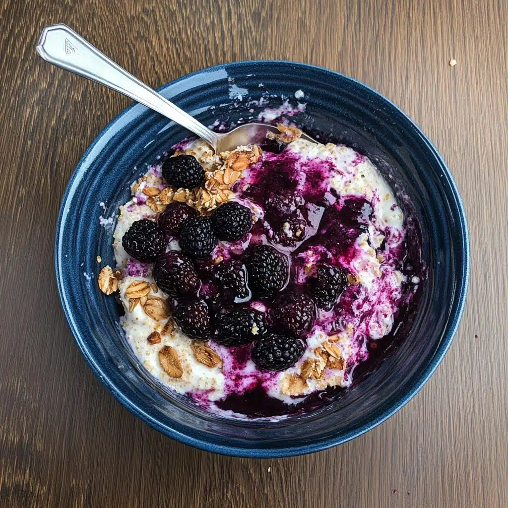 Berry Cheesecake Overnight Oats
