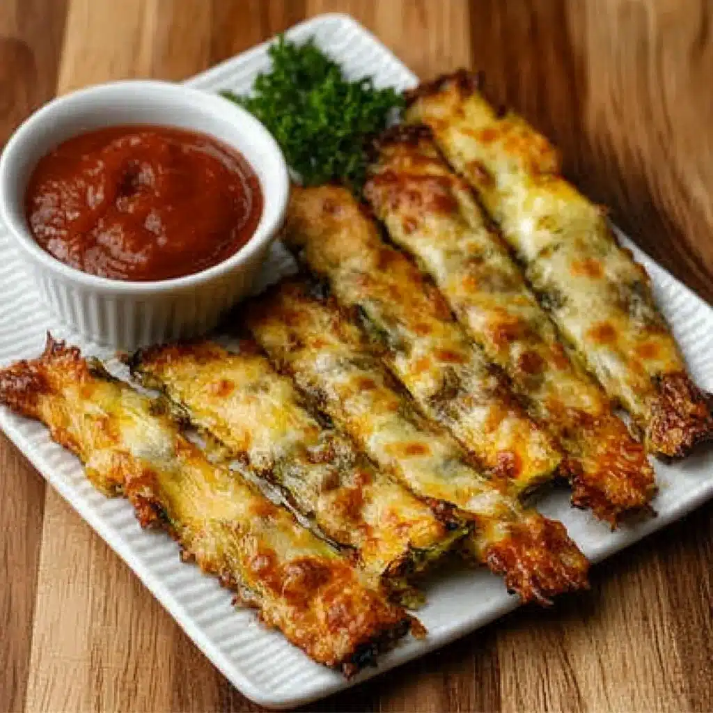 Cheesy Zucchini Breadsticks
