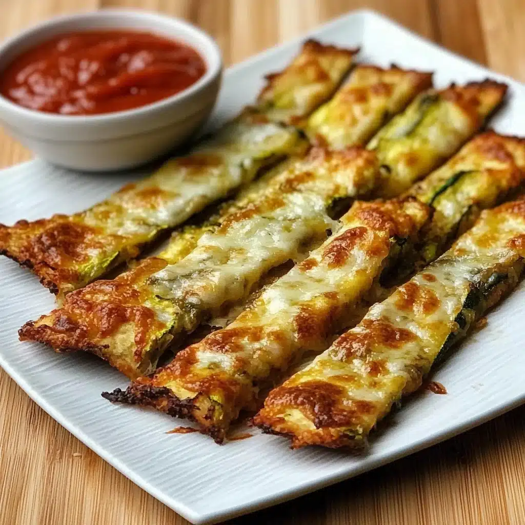 Cheesy Zucchini Breadsticks