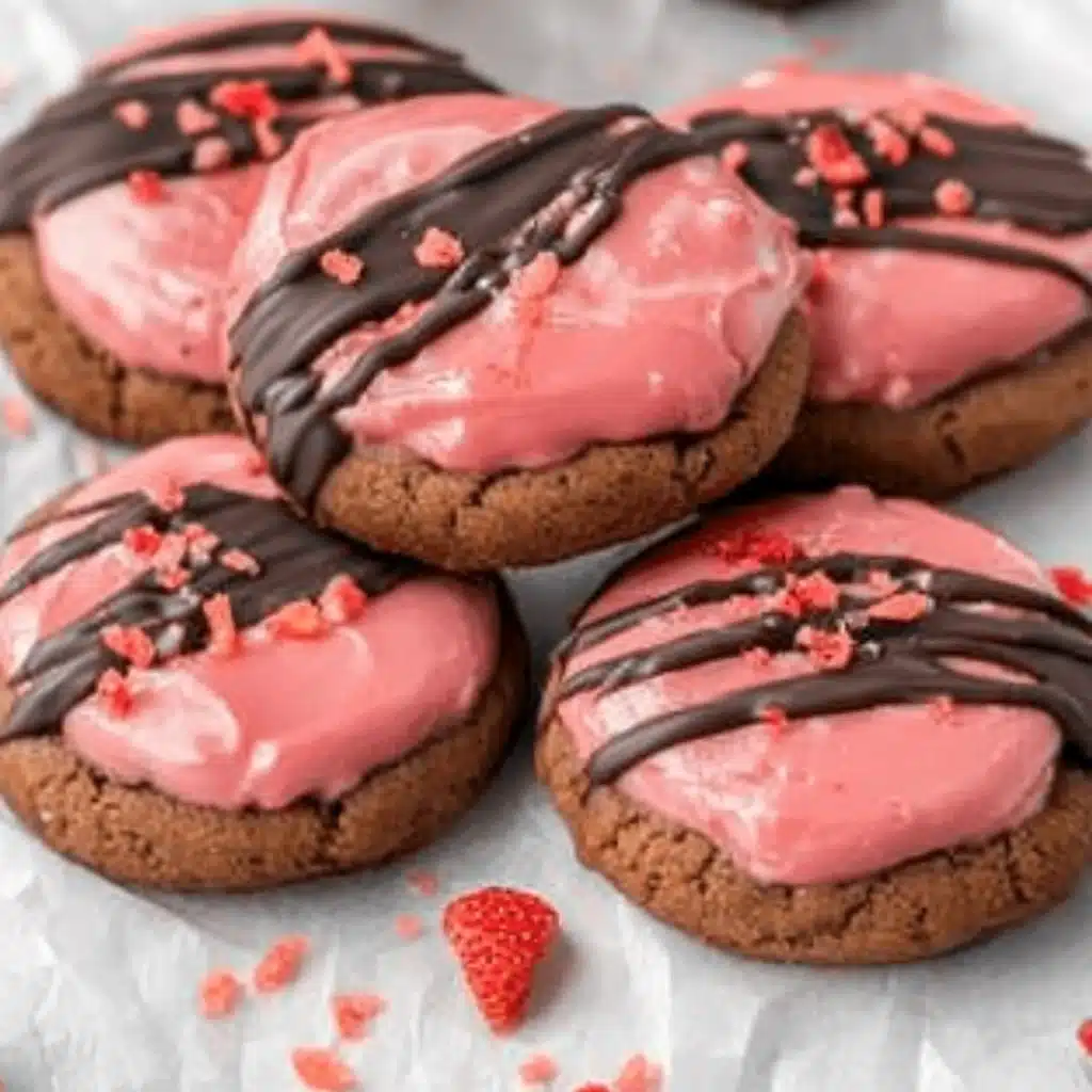 Chocolate Covered Strawberry Cookies