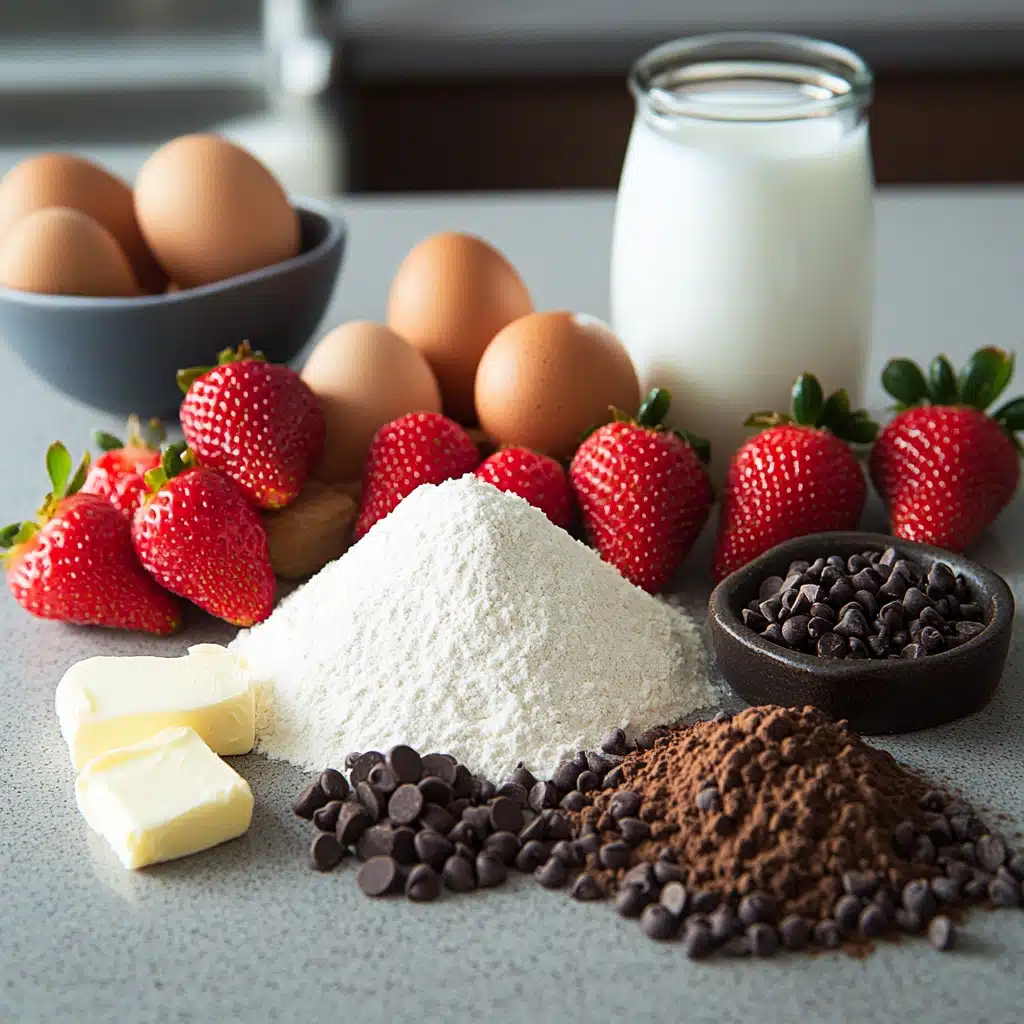 Chocolate Strawberry Cupcakes