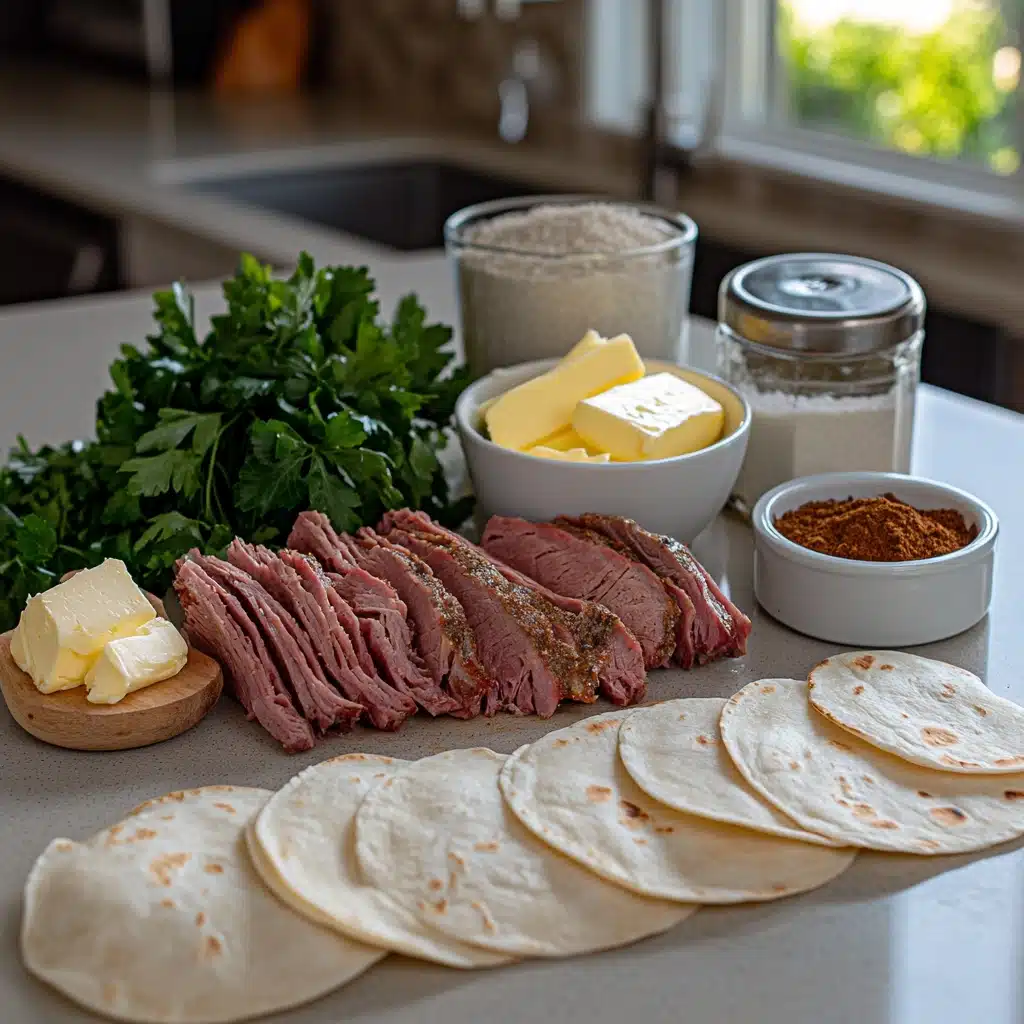French Dip Tortilla Roll Ups