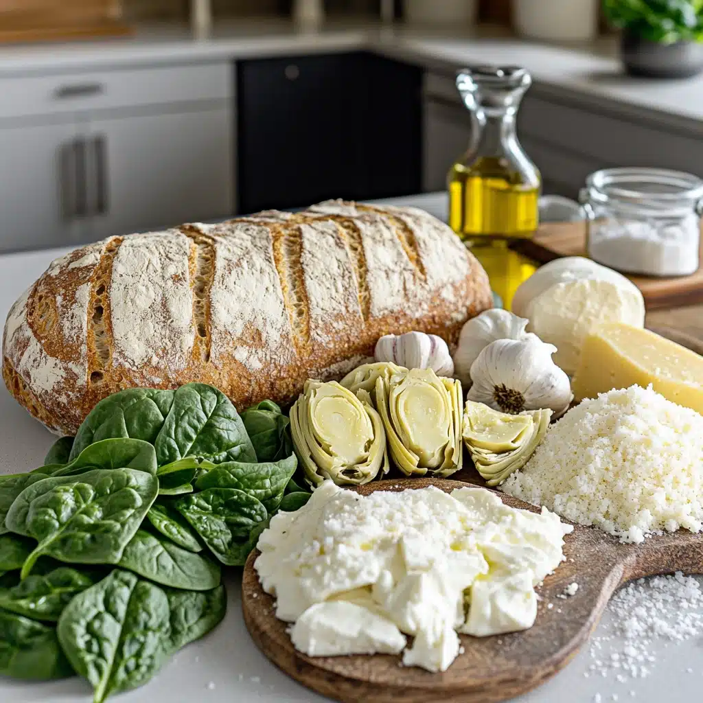 Spinach Artichoke Pull Apart Bread