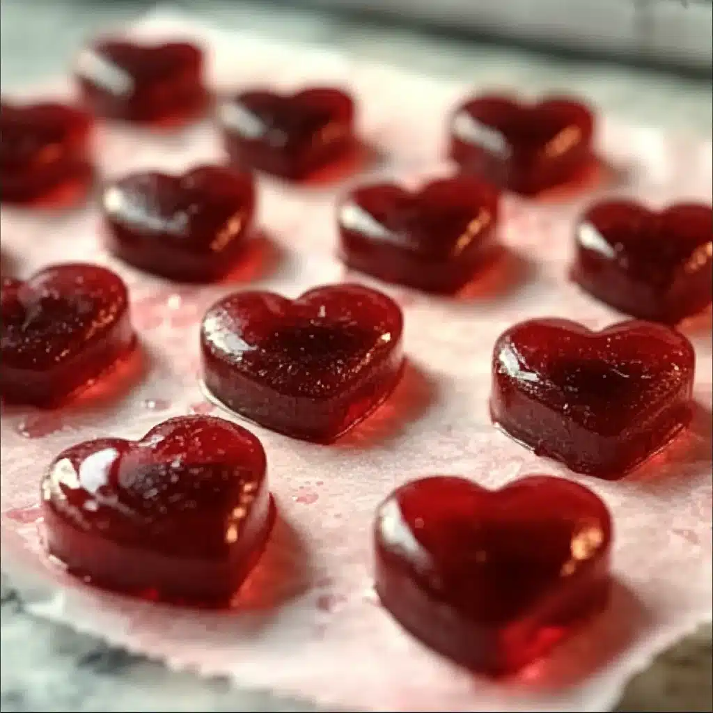 heart shaped jello shots