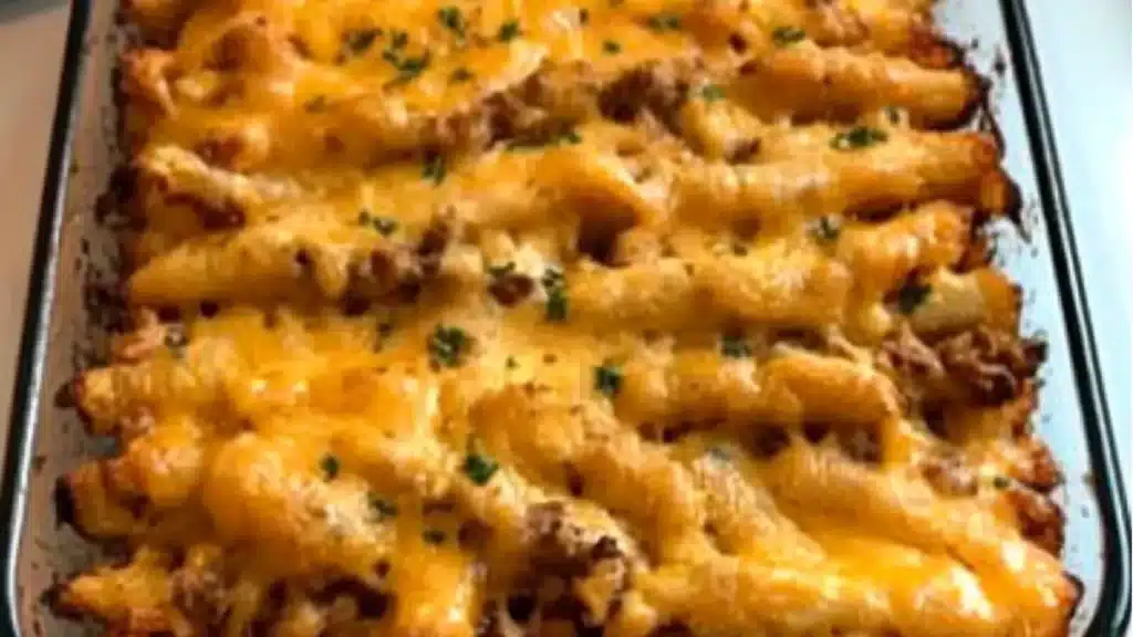 Learn how to make Cheeseburger French Fry Casserole! This chicken dinner is a one-pan meal. Budget-friendly yet full of flavor, this easy casserole recipe will become another go-to comfort food. Feel free to try this cheeseburger casserole with tater...