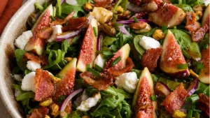 Fig Goat Cheese Arugula Salad